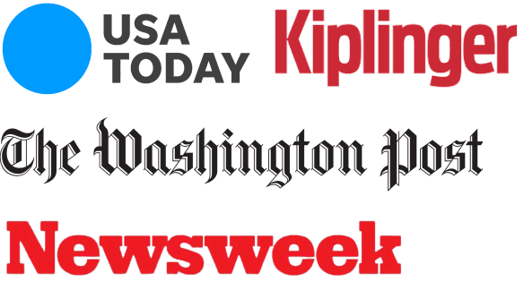 Seen In: USA Today, Kiplinger, The Washington Post, Newsweek